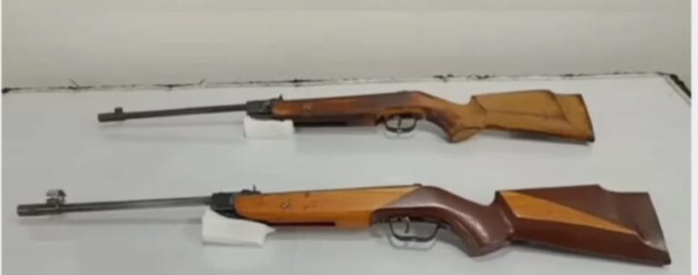 নবীনগরে র‍্যাবের বিশেষ অভিযানে পরিত্যক্ত অবস্থায় দুইটি এয়ারগান ও বিপুল গুলি উদ্ধার