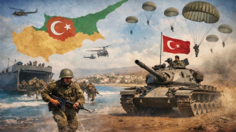 ১৯৭৪ সালে সাইপ্রাসে তুরস্কের সামরিক অভিযান: দ্বীপ বিভক্তির ইতিহাস