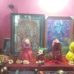 রাউজানে পাঁচখাইন পশ্চিম নাথপাড়ায় ২৫তম ক্ষেত্রপাল পূজা উদযাপনের দৃশ্য