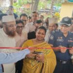 কুড়িগ্রামে হাম-রুবেলা টিকা ক্যাম্পেইন উদ্বোধনের দৃশ্য