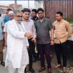 ত্রিশালে উন্নয়ন প্রকল্প পরিদর্শনে বক্তব্য দিচ্ছেন সৈয়দ এমরান সালেহ প্রিন্স