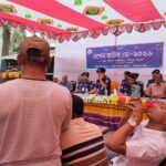 তানোর থানায় ওপেন হাউস ডে-২০২৬ অনুষ্ঠানে পুলিশ সুপার নাঈমুল হাছান জনগণের অভিযোগ শুনছেন