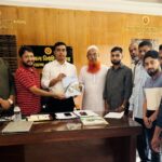 বড়লেখায় নবাগত ইউএনও’র সাথে নিসচার মতবিনিময় সভার দৃশ্য