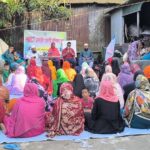 শাহজাদপুরে নারীদের জন্য সেলাই প্রশিক্ষণ ব্যাচ উদ্বোধনী অনুষ্ঠানের দৃশ্য