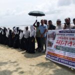 তেঁতুলিয়া নদী ভাঙনে ঝুঁকিতে আউলিয়াপুর বেড়িবাঁধ