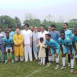 রূপগঞ্জে গোল্ডকাপ ফুটবল টুর্নামেন্টে কায়েতপাড়াকে হারিয়ে ফাইনালে ওঠা মুড়াপাড়া ইউনিয়ন দলের উল্লাস