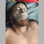 লালপুরে বজ্রপাতে কৃষকের মৃত্যু ঘটনায় ঘটনাস্থলে স্থানীয়দের ভিড়