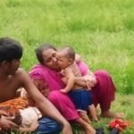 কুড়িগ্রামের রৌমারী সীমান্তের শূন্যরেখায় দুই শিশুসহ আটকে থাকা পরিবারের মানবিক সংকটের চিত্র