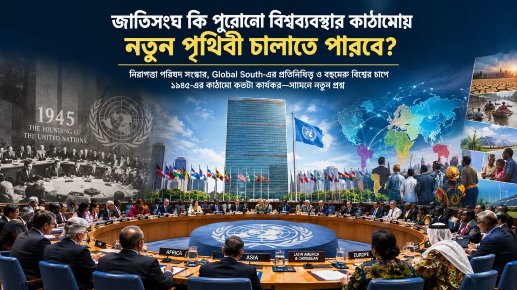 জাতিসংঘ কি পুরোনো বিশ্বব্যবস্থার কাঠামোয় নতুন পৃথিবী চালাতে পারবে?